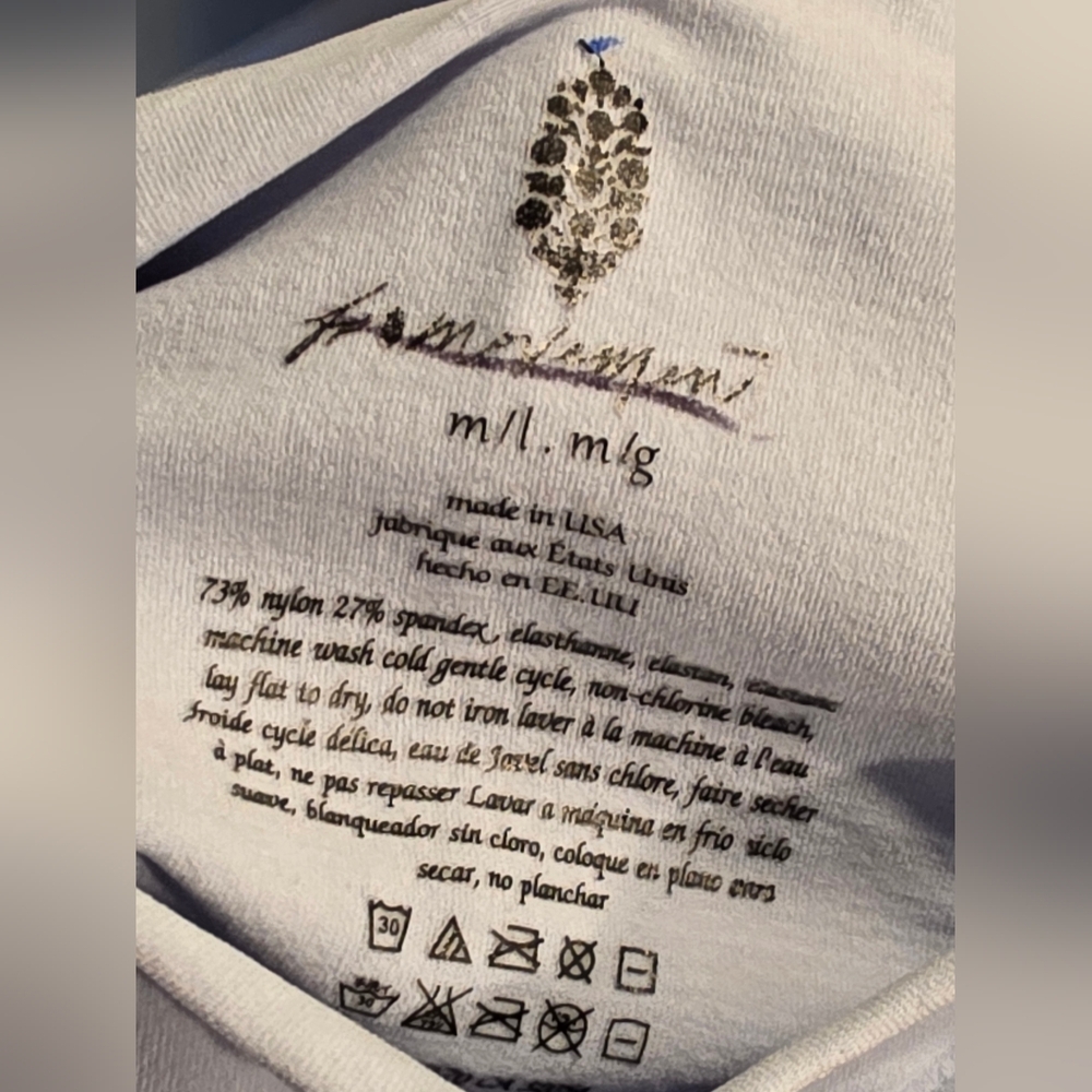 NWOT FP Movement Good Karma High Neck Top Sz M/L - Picture 3 of 7